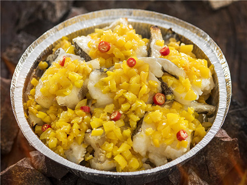 黃椒醬烤深海銀鱈魚頭 黃椒醬烤深海銀鱈魚頭